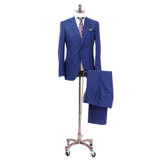 Classic Blue Plaid Suit