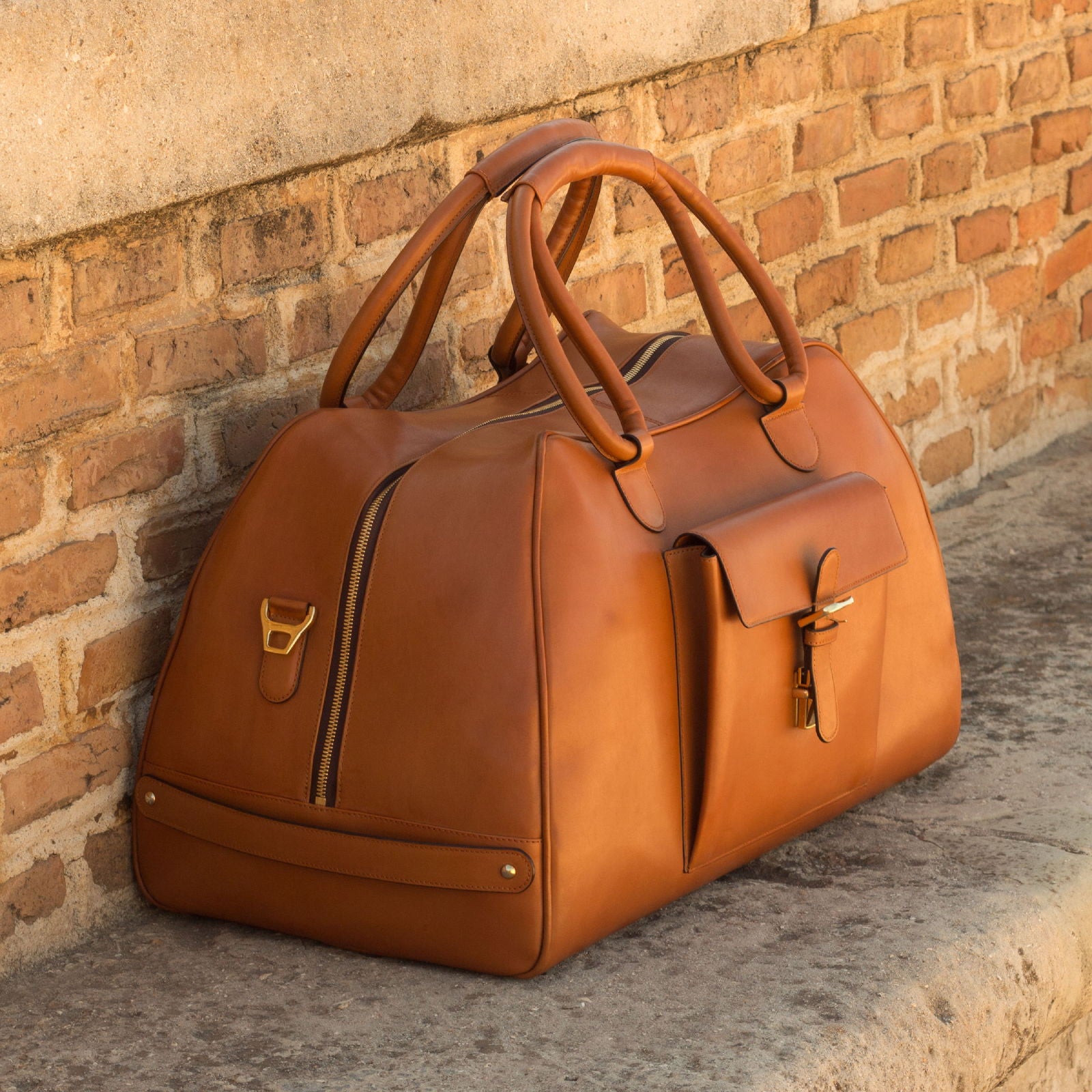 bespoke travel tech duffel bag Tribeca Leather Duffel, Chocolate Leather by WaterField Designs, Men's Leather Bag, Duffel Bags Men Leather, Bags Made in USA Made in the USA using full Essential Duffel